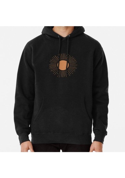 Terracotta Boho Sun Rays Baskılı Sweatshirt