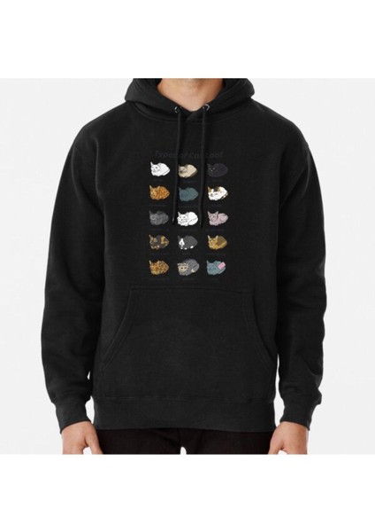 The Types Of Cat Loaf Baskılı Sweatshirt