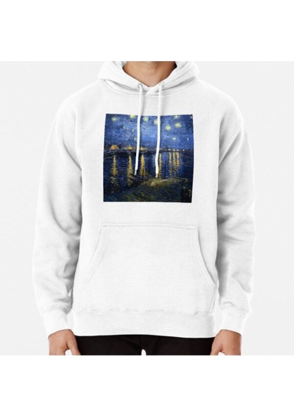 Starry Night Over The Rhone - Van Gogh Baskılı Sweatshirt