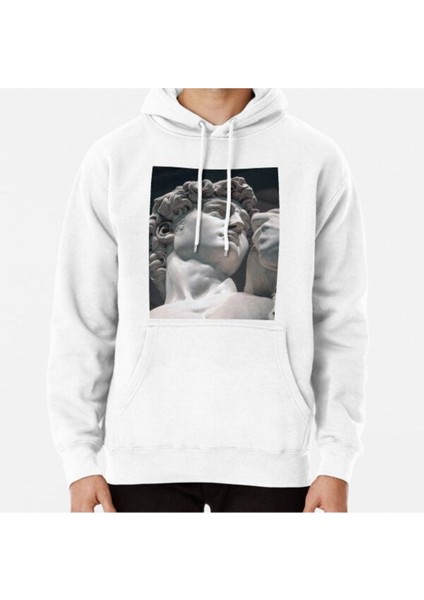 Michelangelo 'david' (Head)(2), 1501-1504 Baskılı Sweatshirt