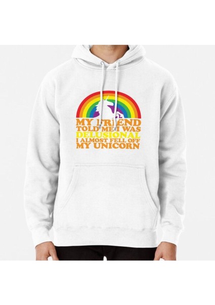 Delusional Baskılı Sweatshirt