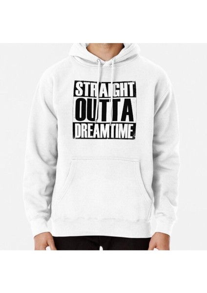 Straight Outta Dreamtime Baskılı Sweatshirt