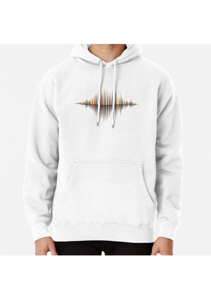 Nature's Music - Sound Wave Baskılı Sweatshirt