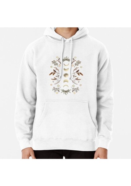 Moonlit Garden-Winter Brown Baskılı Sweatshirt
