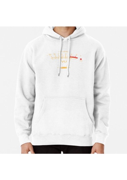 Volume Vu Meter Vintage Audio Engineer Recording Studio Gear Head Musician Baskılı Sweatshirt