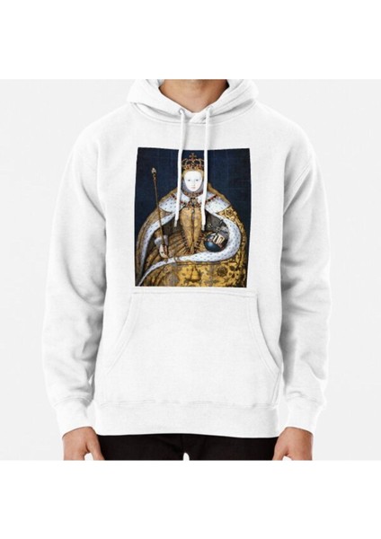 Queen Elizabeth I Of England In Her Coronation Robe Baskılı Sweatshirt