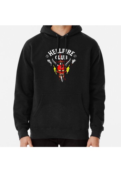 Hellfire Club Baskılı Sweatshirt