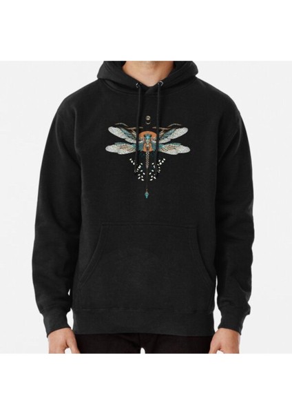 Dragon Fly Tattoo Baskılı Sweatshirt