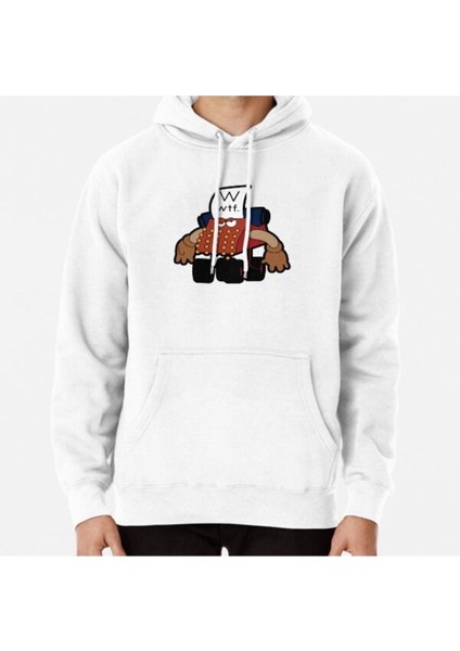 W Is For Whut-Da-Fuh Baskılı Sweatshirt
