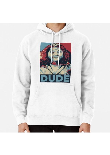 Dude, It's Hurley Reyes From The Tv Show Lost Baskılı Sweatshirt