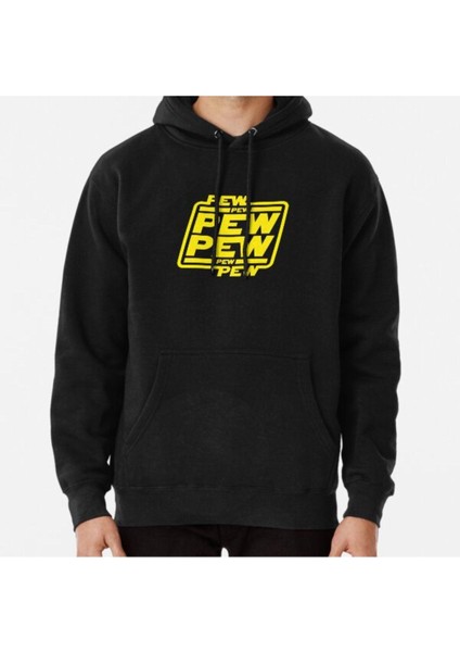 Pew Pew Pew Baskılı Sweatshirt