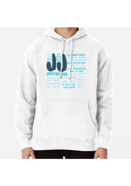 Jj Outer Banks S1 Quotes Baskılı Sweatshirt