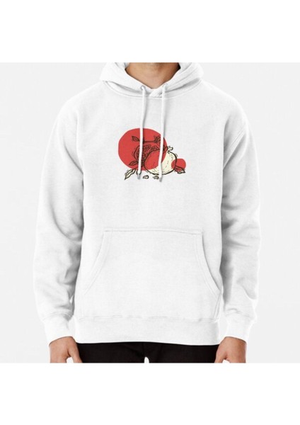 Pomegranates Linocut Baskılı Sweatshirt
