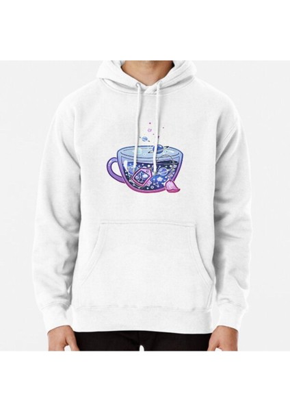 Galaxy Tea Baskılı Sweatshirt
