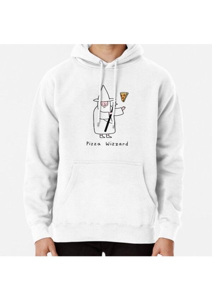 Pizza Wizzard Baskılı Sweatshirt