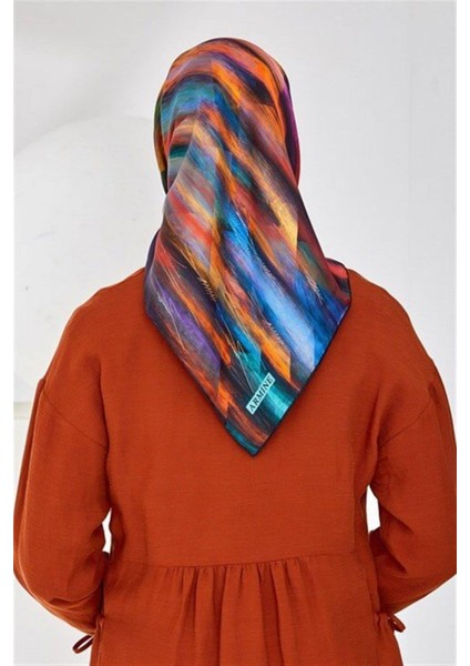 Nostalji Serisi Twill İpek Eşarp 8339-01NT