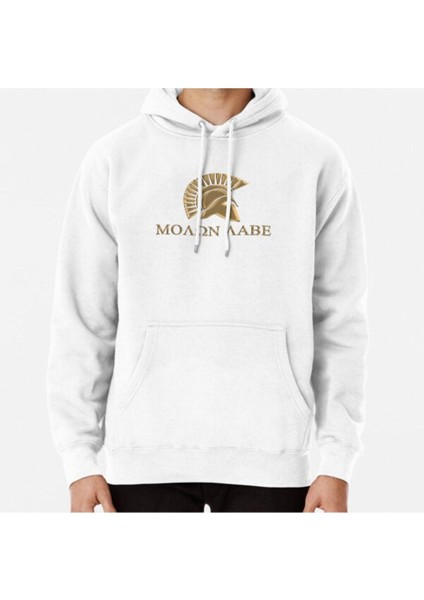 Molon Labe-Spartan Warrior Baskılı Sweatshirt