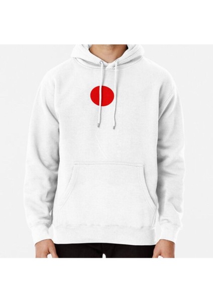 Bushido And Japanese Sun (White Text) Baskılı Sweatshirt