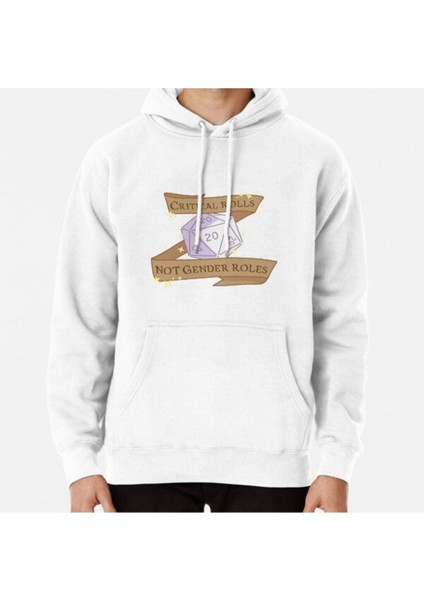 Critical Rolls Not Gender Roles Baskılı Sweatshirt