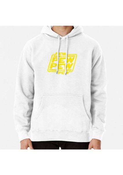 Pew Pew Pew Baskılı Sweatshirt