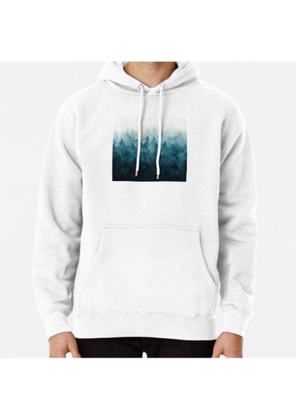 The Heart Of My Heart // So Far From Home In A Misty Foggy Fall Wilderness Baskılı Sweatshirt