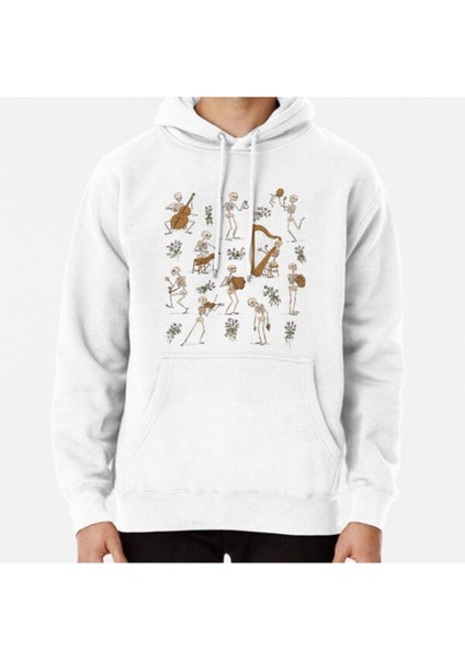 Skeleton Orchestra Baskılı Sweatshirt