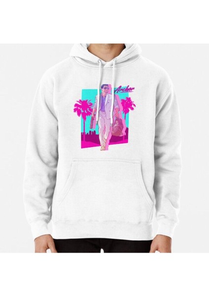 Archer - Vice Palm 80S Baskılı Sweatshirt