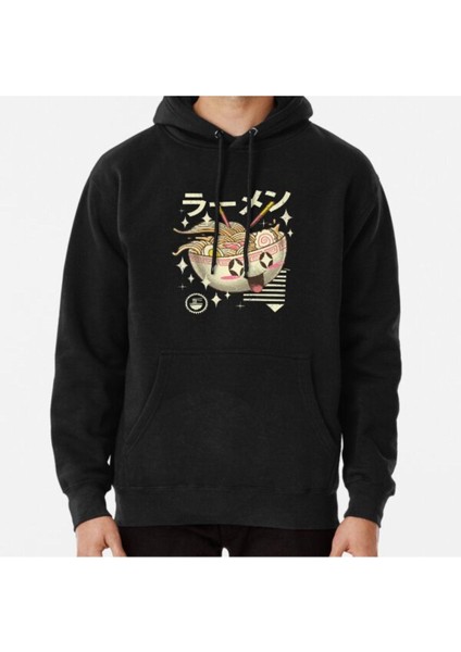 Kawaii Ramen Baskılı Sweatshirt