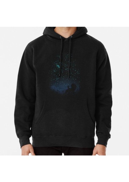 Under The Stars Baskılı Sweatshirt