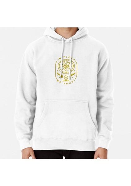 In Pizza We Trust Baskılı Sweatshirt