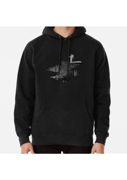 Space Diving Baskılı Sweatshirt