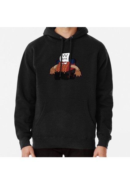 W Is For Whut-Da-Fuh Baskılı Sweatshirt
