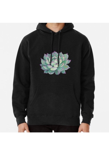 Succulent Plant Baskılı Sweatshirt