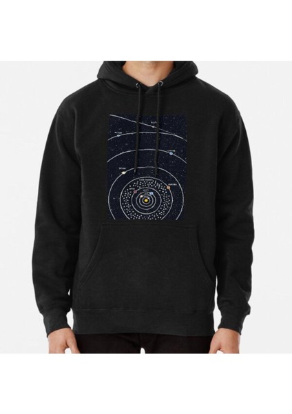 Solar System Baskılı Sweatshirt