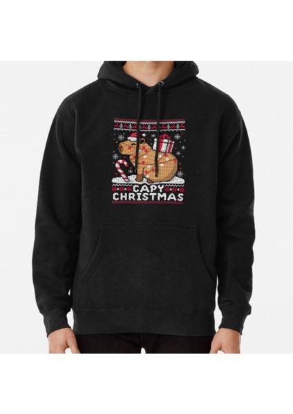 Capy Ugly Christmas Sweater Baskılı Sweatshirt