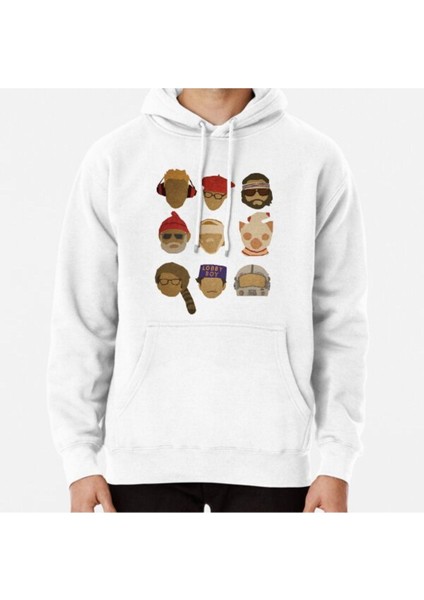 Wes Anderson's Hats Baskılı Sweatshirt