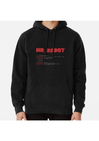Mr Robot FSOCIETY00.DAT Baskılı Sweatshirt