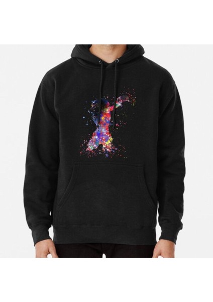 Unisex Hot Devil Woman Baskılı Sweatshirt