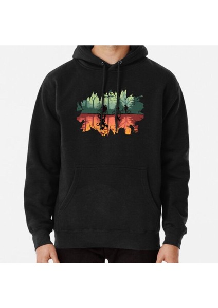 Stranger Things (The Upside Down) Baskılı Sweatshirt