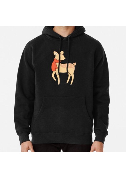 Deer Baskılı Sweatshirt
