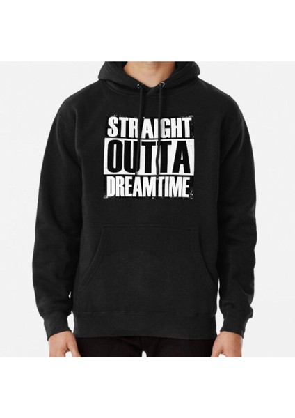 Straight Outta Dreamtime Baskılı Sweatshirt