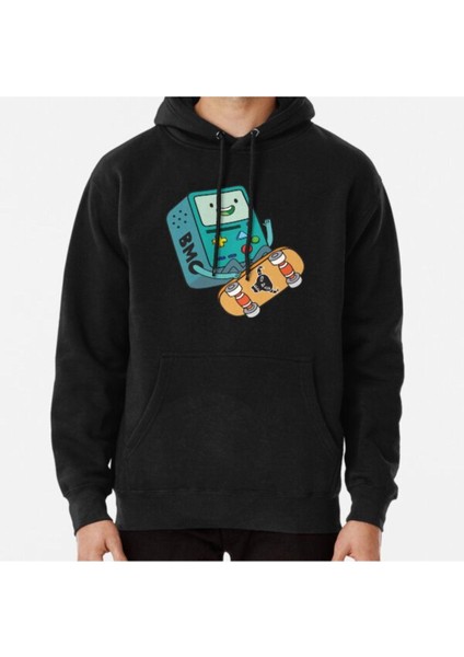 Bmo Skateboard Baskılı Sweatshirt