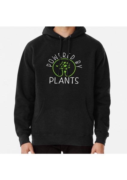 Powered By Plants. Vegan Philosophy Baskılı Sweatshirt