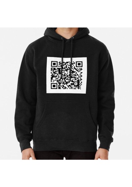 Qr Code For A Free Pdf Of The Communist Manifesto By Karl Marx And Friedrich Baskılı Sweatshirt