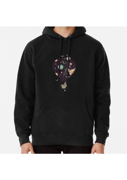 Interstellar Journey Baskılı Sweatshirt