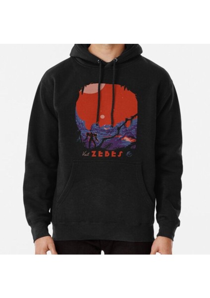 Visit Zebes Baskılı Sweatshirt