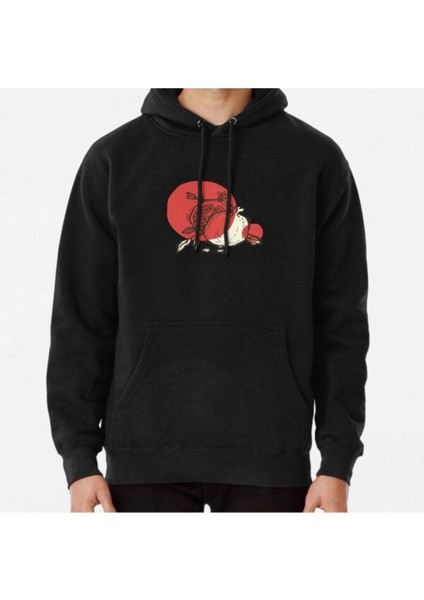 Pomegranates Linocut Baskılı Sweatshirt