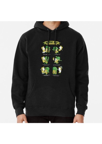 Kirk Fu Baskılı Sweatshirt