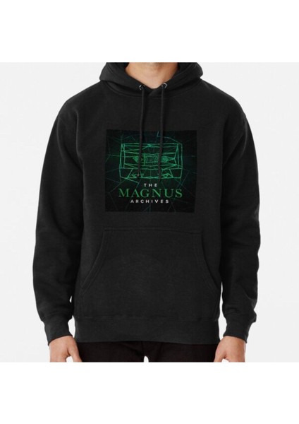 The Magnus Archives Logo (Season 5) (Square Block Logo) Baskılı Sweatshirt