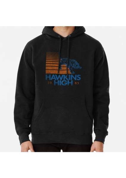 Hawkins High (Stranger Things) Baskılı Sweatshirt